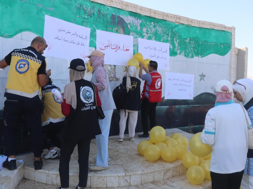 اختتام مبادرة “معاً فراتنا آمن” للحد من حوادث الغرق في دير الزور
