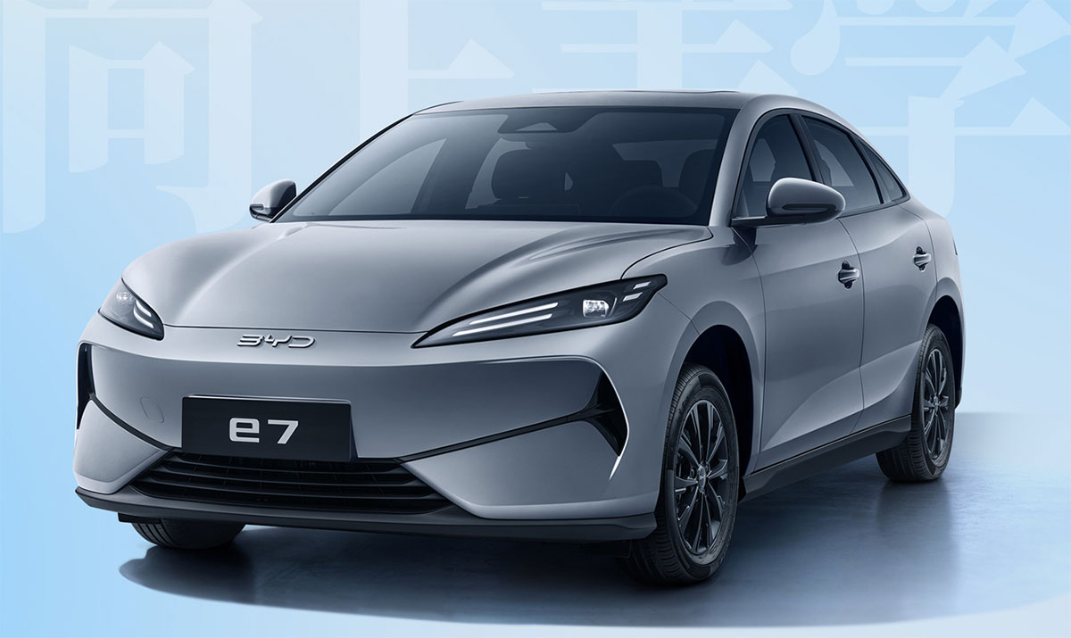 رسمياً: BYD تطلق e7 EV سيدان بمدى 450 كيلومتر لكل شحنة