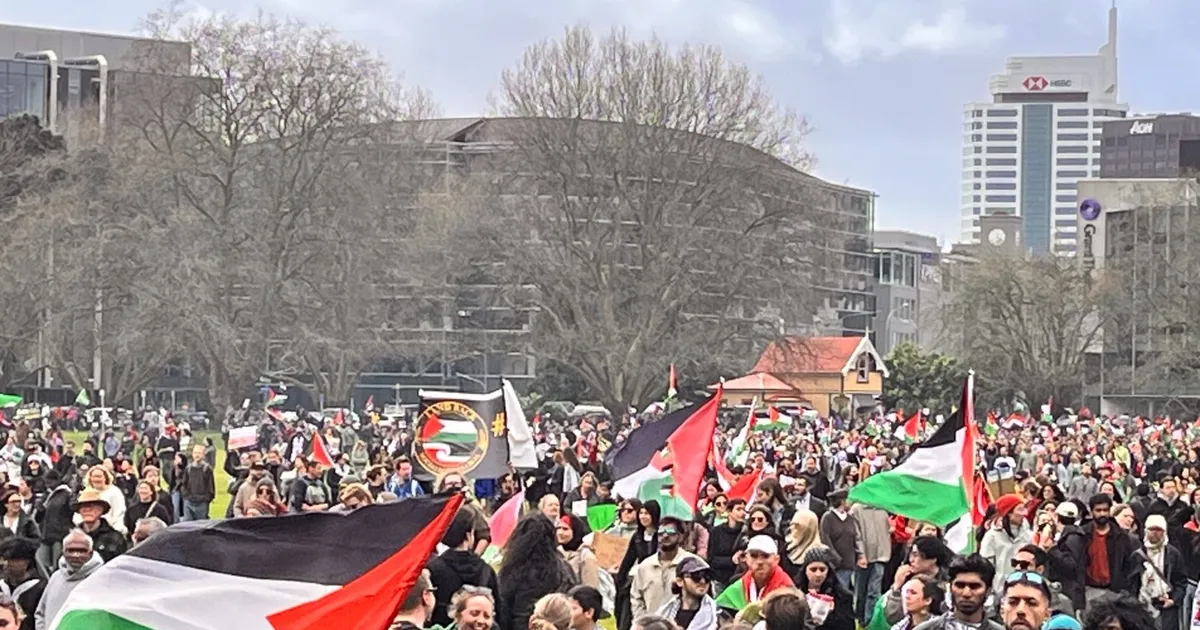 50 ألف متظاهر في نيوزيلندا يطالبون بإنهاء حرب غزة ومعاقبة إسرائيل