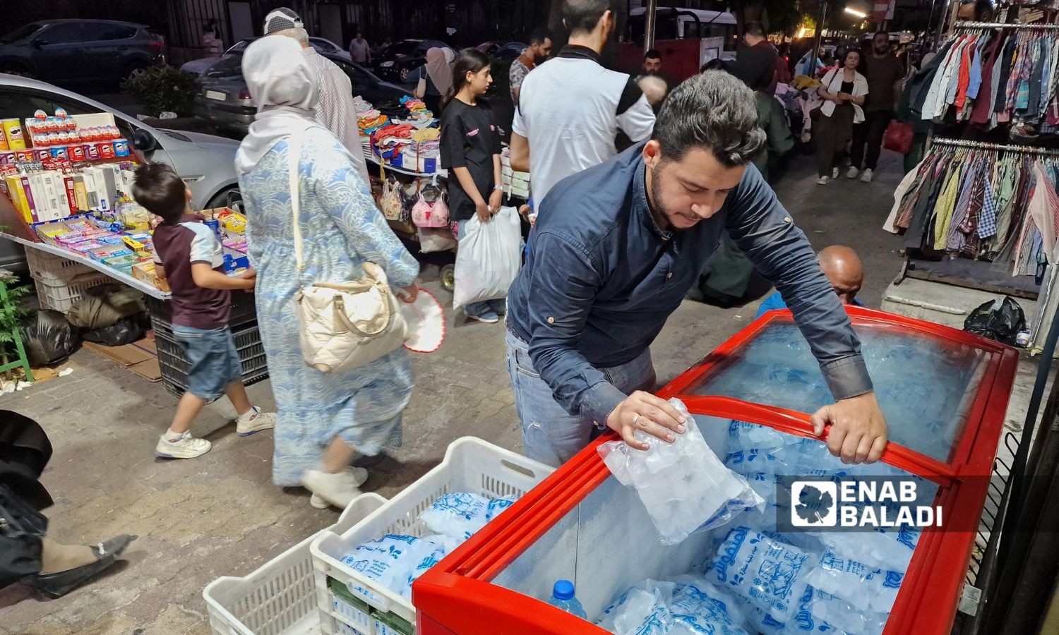 الثلج دون رقابة صحية في دمشق وريفها