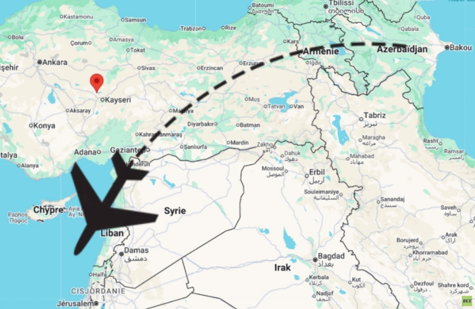 أسلحة أم مساعدات؟.. طائرة أذربيجانية تستخدم المجال الجوي التركي للهبوط في تل أبيب