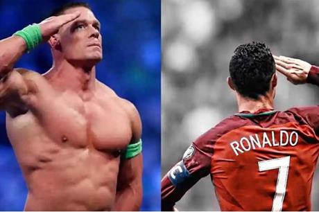 جون سينا يثير جدلا بصورة كريستيانو رونالدو.. ماذا يقصد؟ (شاهد) - ملاعب
