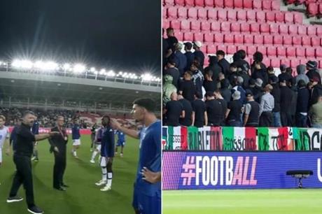 غاتوزو يشتم لاعبين إسرائيليين والجماهير الإيطالية تدير ظهورها لهم - ملاعب