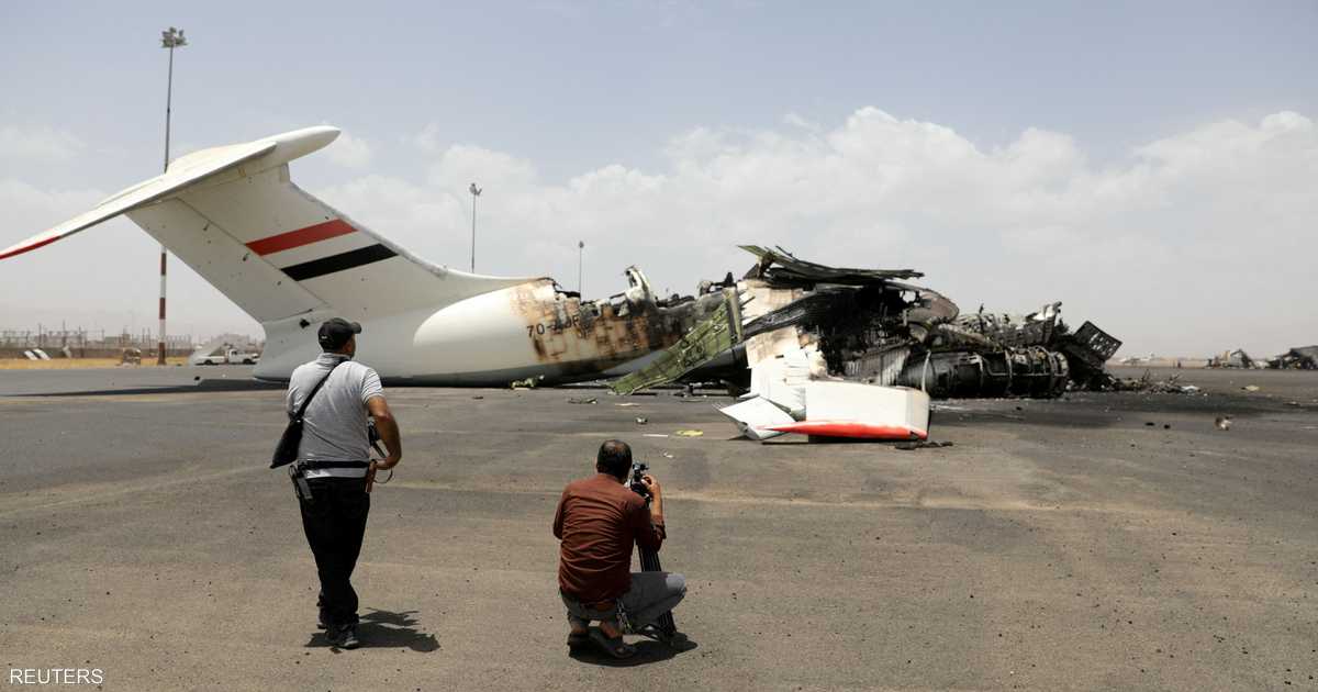 مصادر يمنية: غارات جوية إسرائيلية جديدة على مطار صنعاء